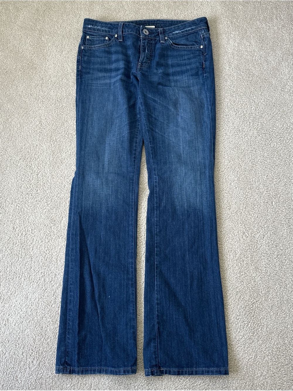 Banana Republic Women’s Dark Wash Blue Lowrise Bootcut Jeans